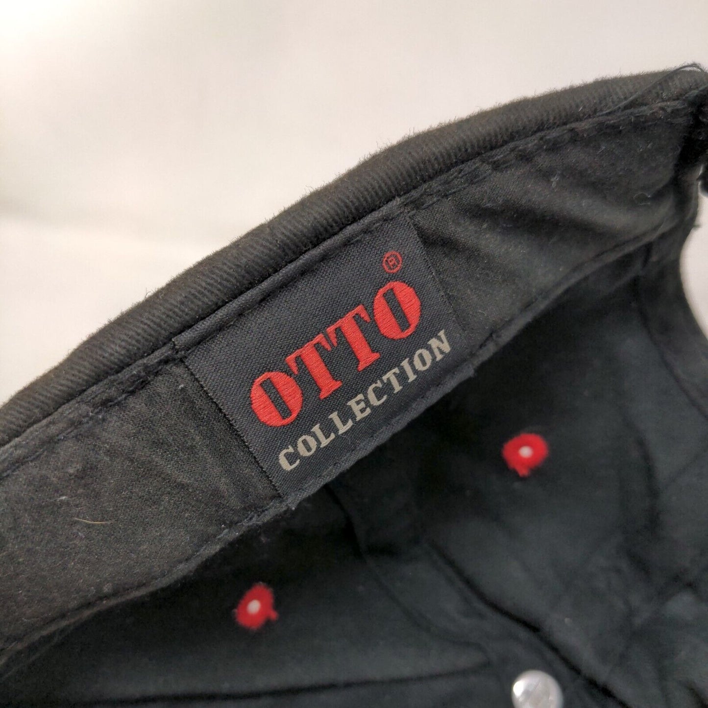 The World Famous G-Red Mighty Mighty Strapback Hat Black OSFM Embroidered Otto
