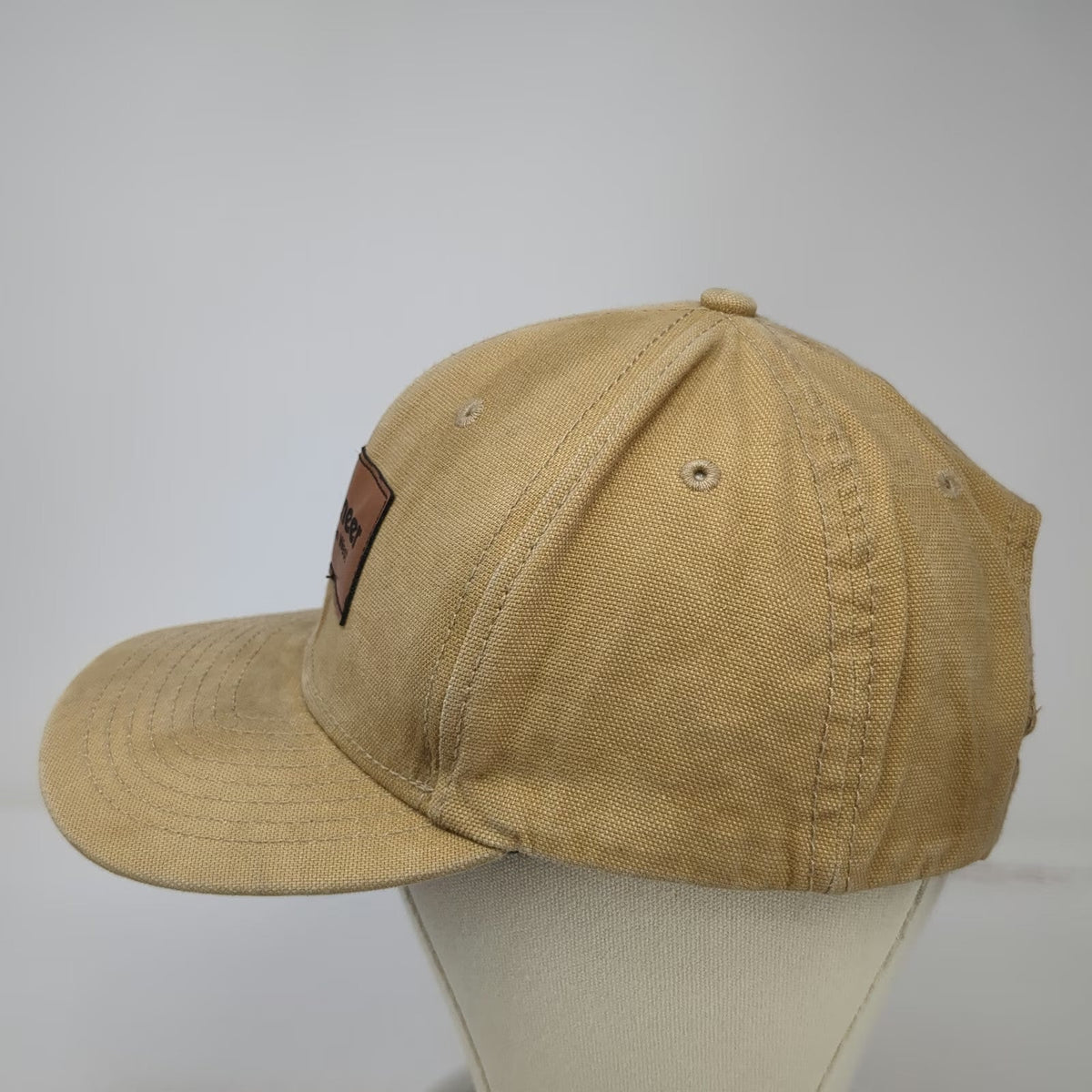 Identity Group Snapback Brown OSFM Vermeer Mountain West Patch Canvas Work Hat