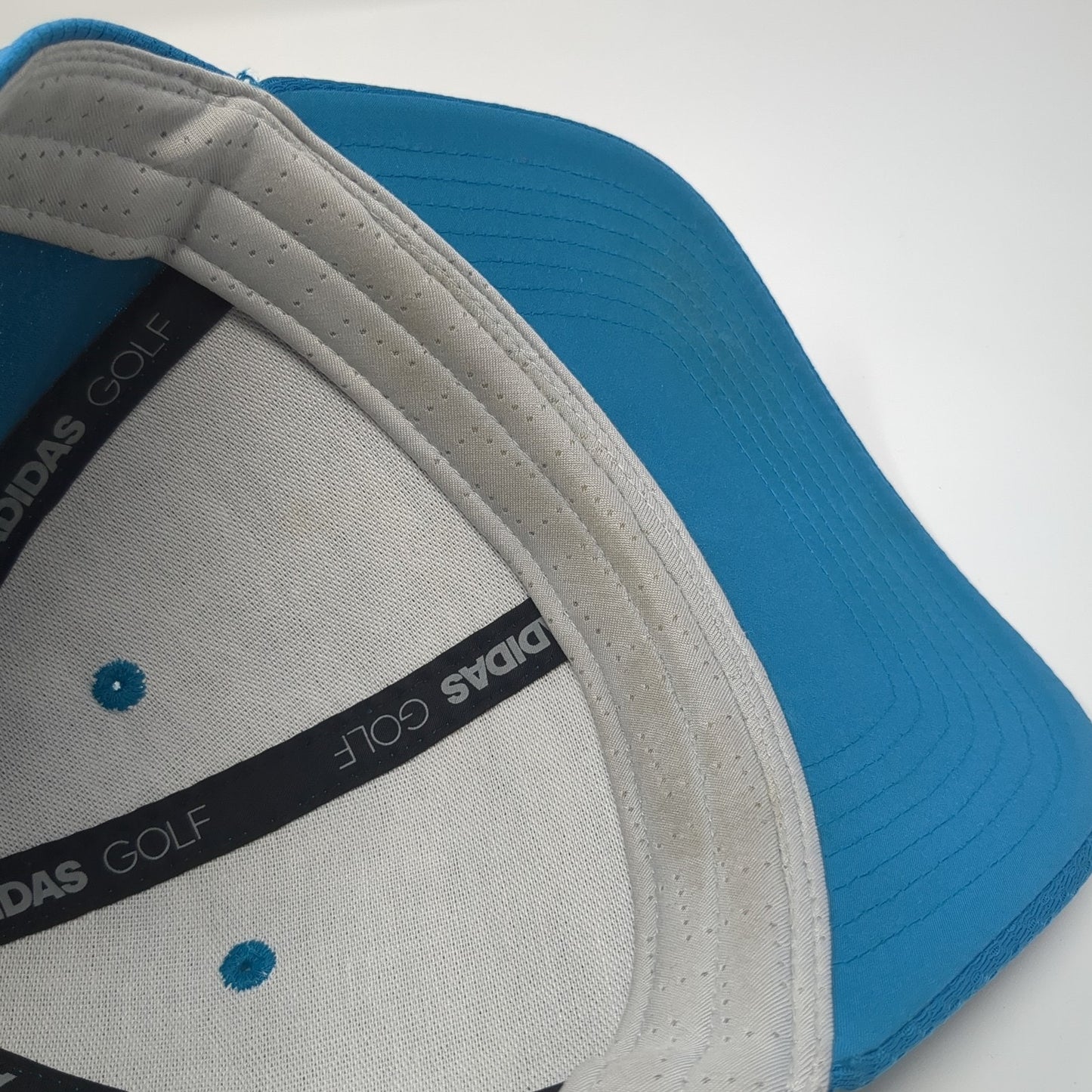 Adidas Strapback Baseball Cap Blue One Size Adjustable Embroidered 6 Panel
