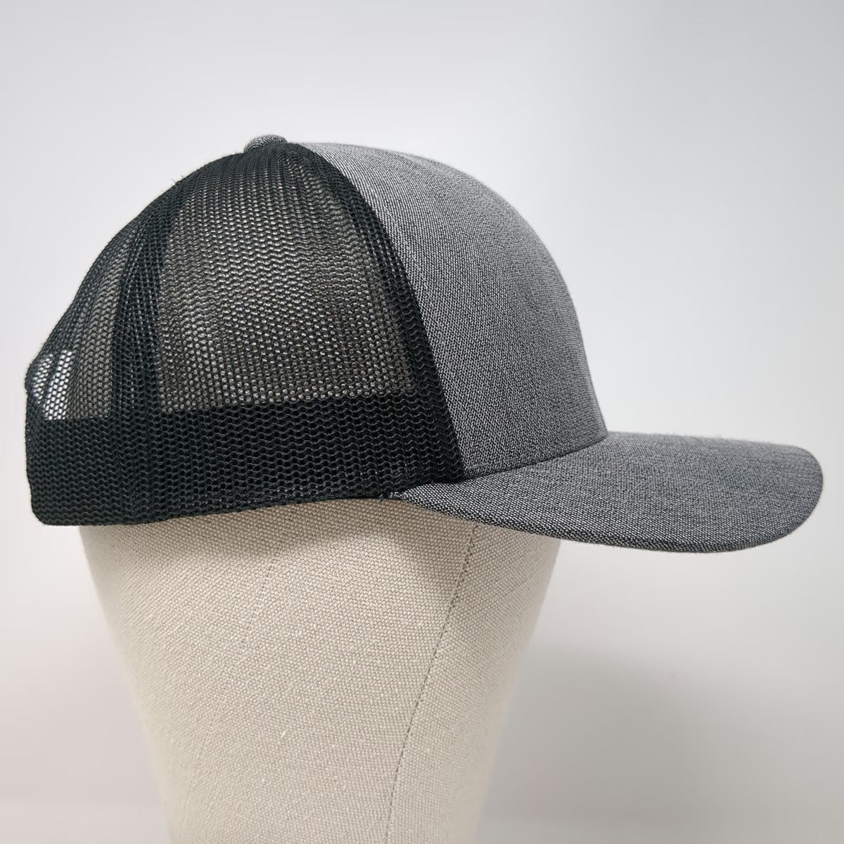 Pacific Headwear Trucker Hat Gray One Size Mesh Back Liberty Basin Snapback