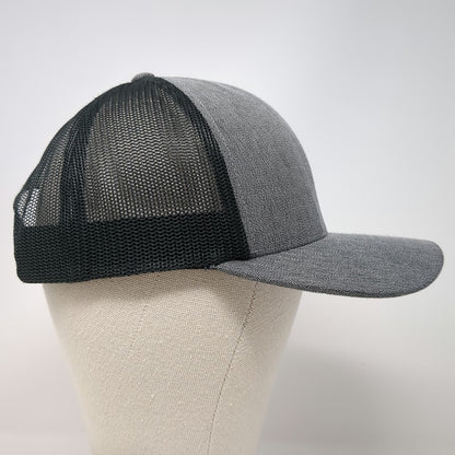 Pacific Headwear Trucker Hat Gray One Size Mesh Back Liberty Basin Snapback