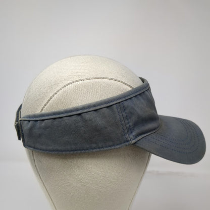ADG Visor Blue One Size Strapback Cotton Electrical Wholesale Supply Hat Logo