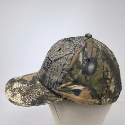 Baseball Cap Brown Camo One Size Slideback Solvay Interox Corporate Logo Hat