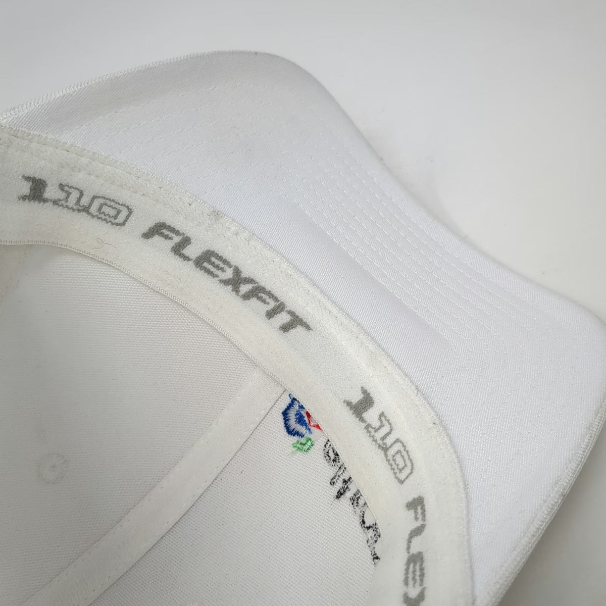 Port Authority Baseball Cap White One Size Eltropy Logo Strapback Polyester Hat