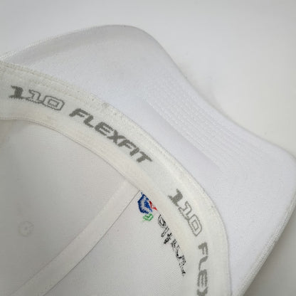 Port Authority Baseball Cap White One Size Eltropy Logo Strapback Polyester Hat