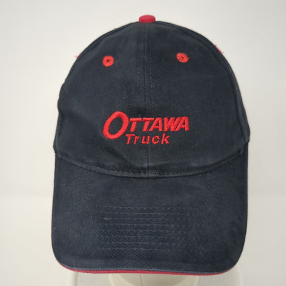 Ottawa Truck Strapback Baseball Cap Black One Size Adjustable Embroidered Otto