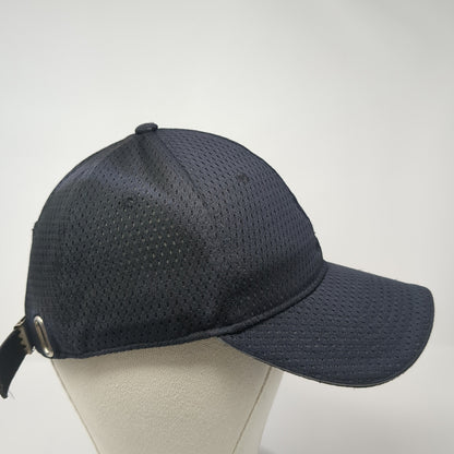 Chef Works Slideback Hat Black One Size Adjustable Solid Mesh Blank