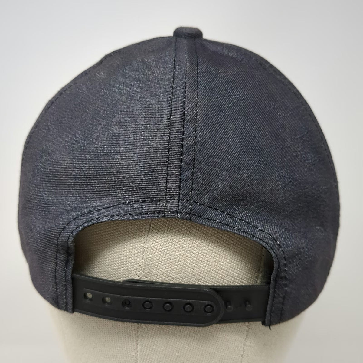 Snapback Gray One Size Distressed Denim Kitten Cat Animal Paw Prints Frayed Hat