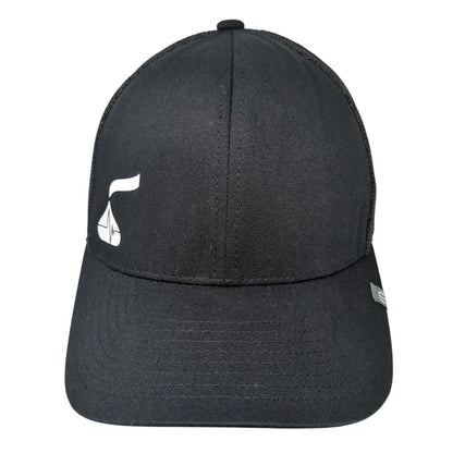Travis Mathew Snapback Trucker Hat Black One Size Mesh Back Flexfit 110