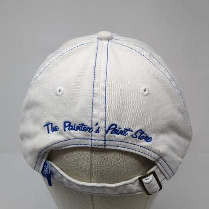Kelly-Moore Paints Slideback Hat White One Size Adjustable Embroidered