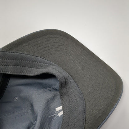 Richardson Strapback Hat Gray One Size Embroidered Logo Adjustable