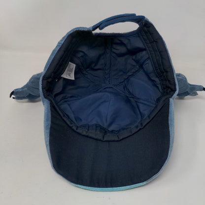 Stitch Ears Adult Strapback Hat Blue 57-61cm Adjustable Plush Costume Disney