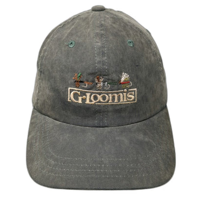 G-Loomis Imperial Embroidered Fishing Flies Green One Size Slideback Hat
