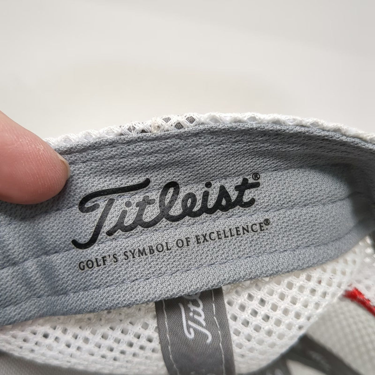 Titleist Trucker Hat White One Size Mesh Snapback Pro V1 FJ Logo Golf Headwear