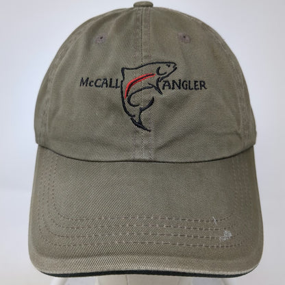 Port Authority Baseball Cap Brown One Size McCall Angler Fishing Hat Strapback