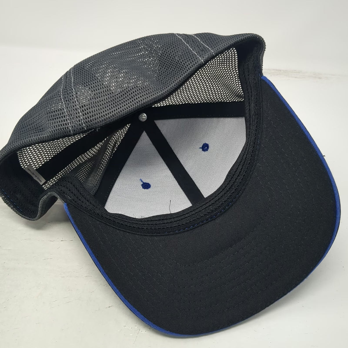 Richardson Baseball Cap Blue XL Extraction Oil & Gas Mesh Back Fitted Hat
