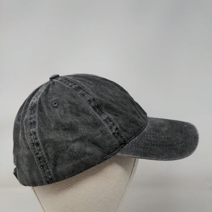 Unbranded Slideback Hat Gray OSFM Solid Adjustable 6 Panel Blank