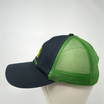 John Deere Snapback Mesh Back Trucker Hat Multi One Size Embroidered
