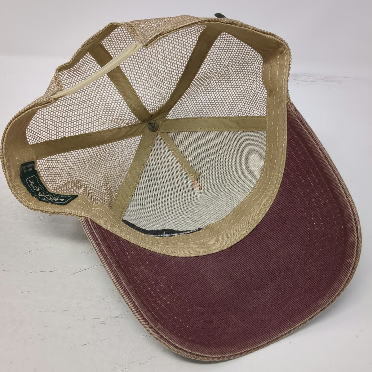 Legacy Trucker Hat Brown One Size Ketchikan Alaska Mountain Graphic Snapback
