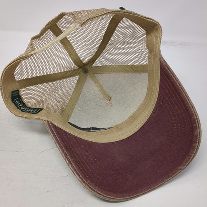 Legacy Trucker Hat Brown One Size Ketchikan Alaska Mountain Graphic Snapback