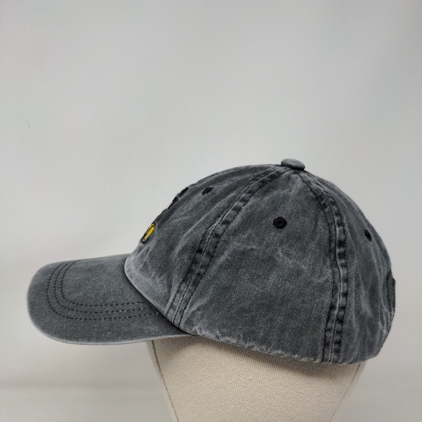 Mickey Mouse Snapback Hat Gray OSFM Embroidered Adjustable Disney