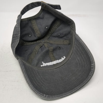 Quality Graphics Harvard Gray White One Size Baseball Cap Hat Slideback Twill