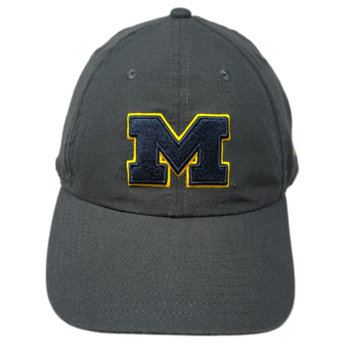 Nike Gray Baseball Cap One Size Michigan Wolverines Dri-FIT Slideback Hat