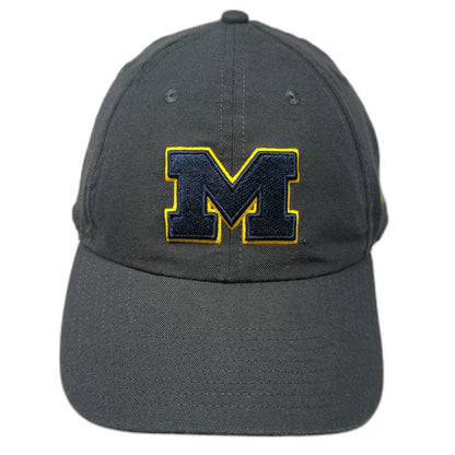 Nike Gray Baseball Cap One Size Michigan Wolverines Dri-FIT Slideback Hat