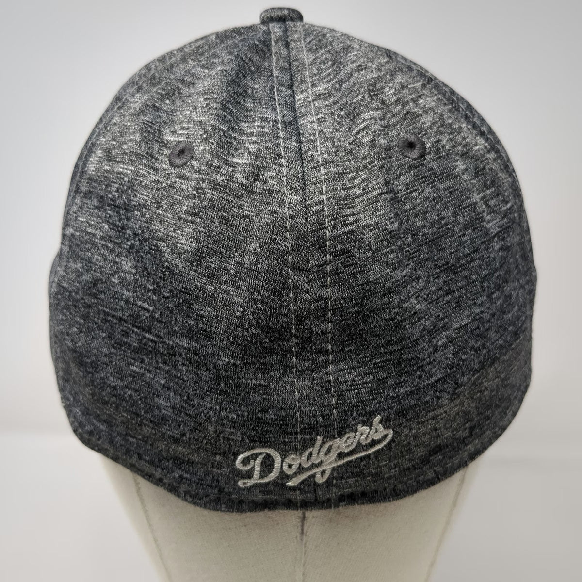 New Era Los Angeles Dodgers MLB Baseball Cap Gray L 39THIRTY Stretch Fit Hat