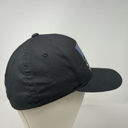 TravisMathew 5 Panel Black XL Hat Golf Flag Washington Capitals Weagle Flexfit