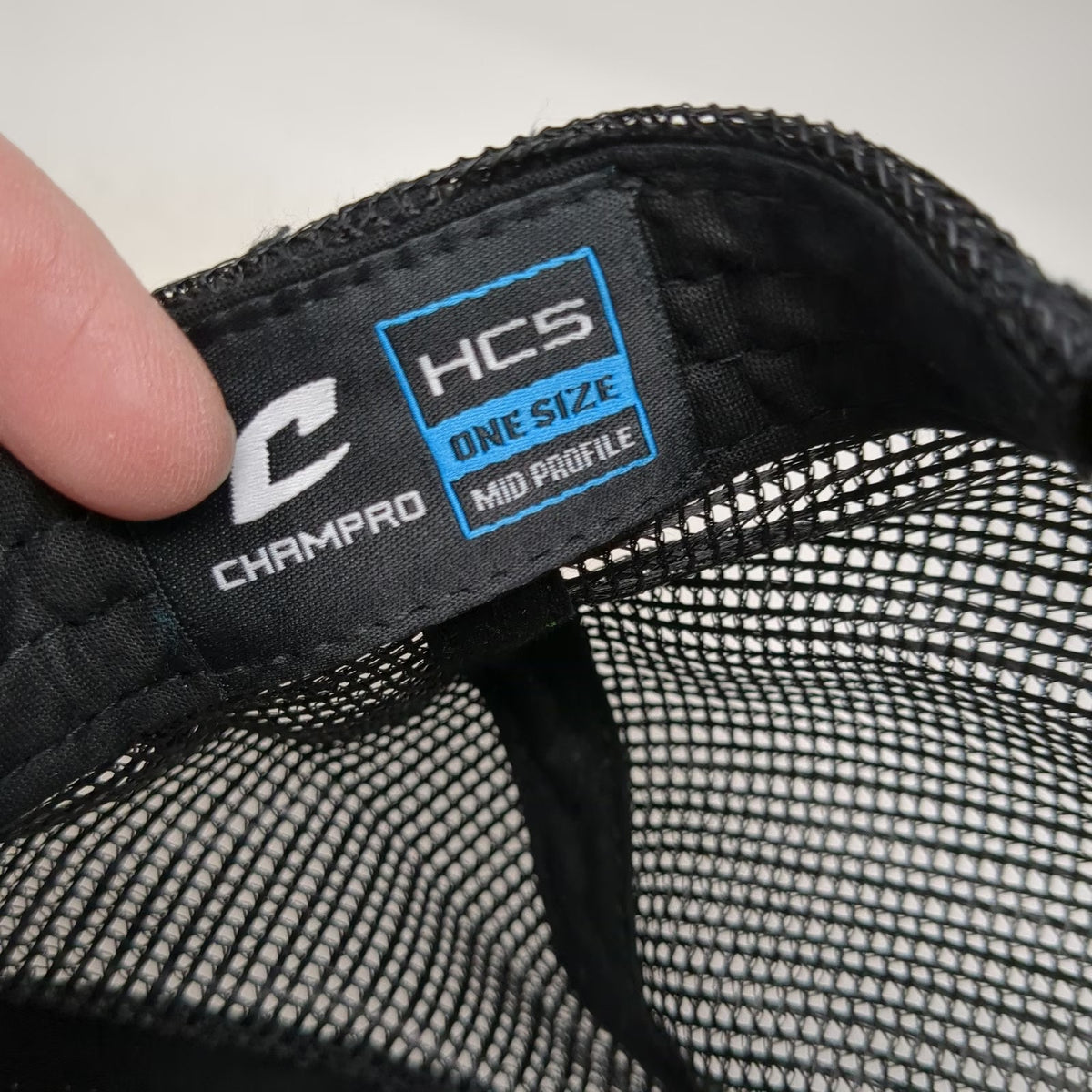Champro Trucker Hat Black One Size DHHD Hockey Development Mesh Patch Snapback