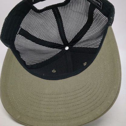 Richardson Trucker Hat Green One Size Snapback Tylor and the Train Robbers Band