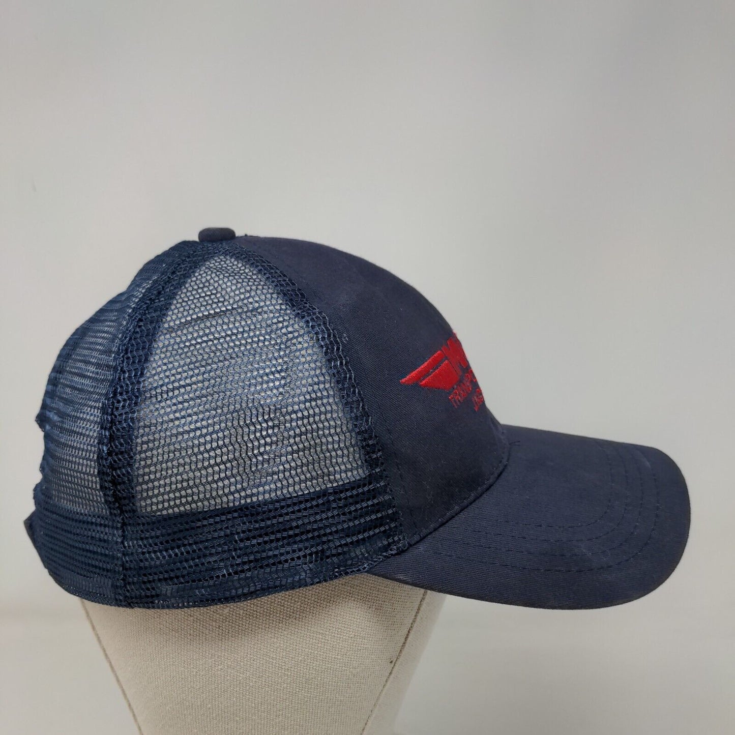 MCH Transportation Co. Jackson MS Blue OSFA Embroidered Mesh Back 6 Panel