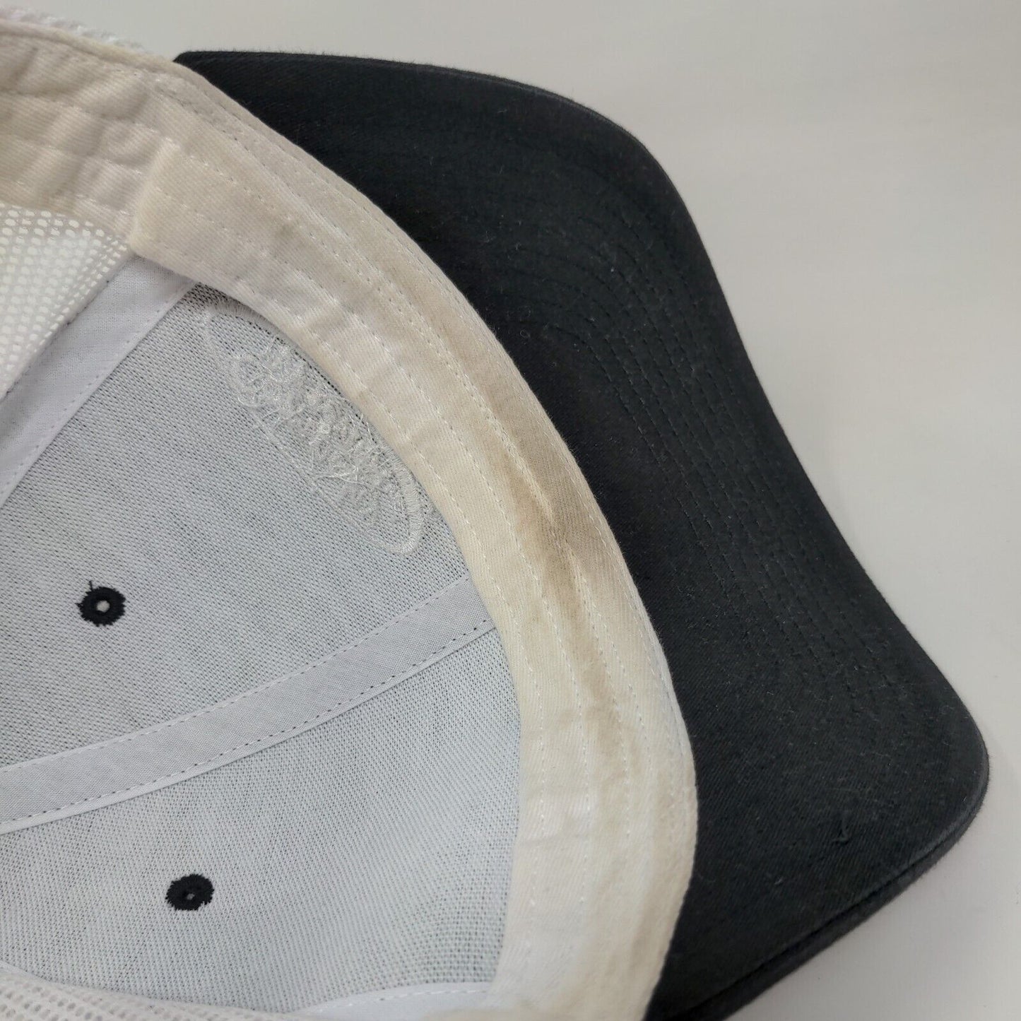 Company Wrench Snapback Mesh Back Trucker Hat Black One Size Colorblock