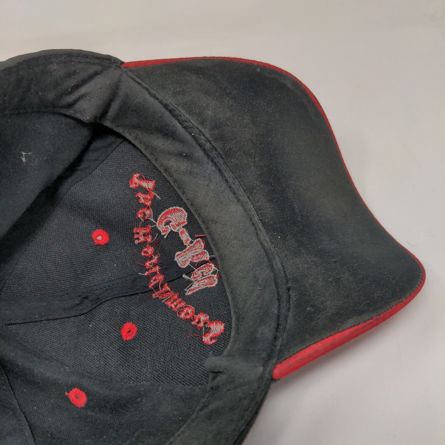 The World Famous G-Red Mighty Mighty Strapback Hat Black OSFM Embroidered Otto