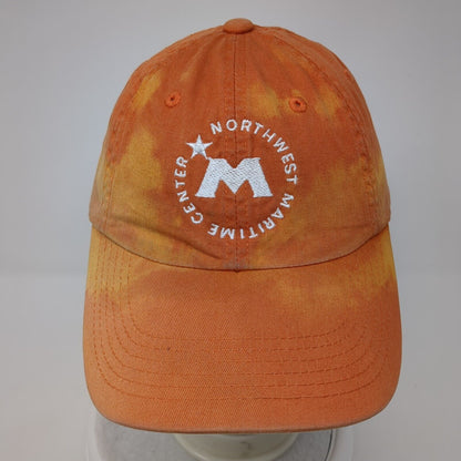 Northwest Maritime Center Slideback Hat Orange One Size Port Townsend