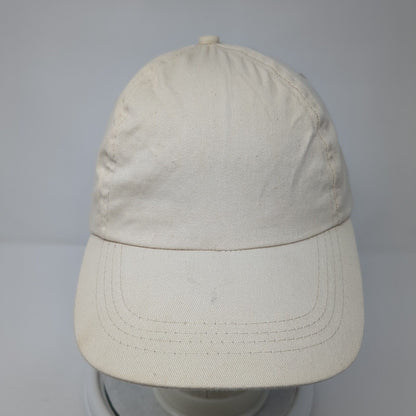 Envision Studio Strapback Hat Tan One Size Adjustable Vented Holes Blank