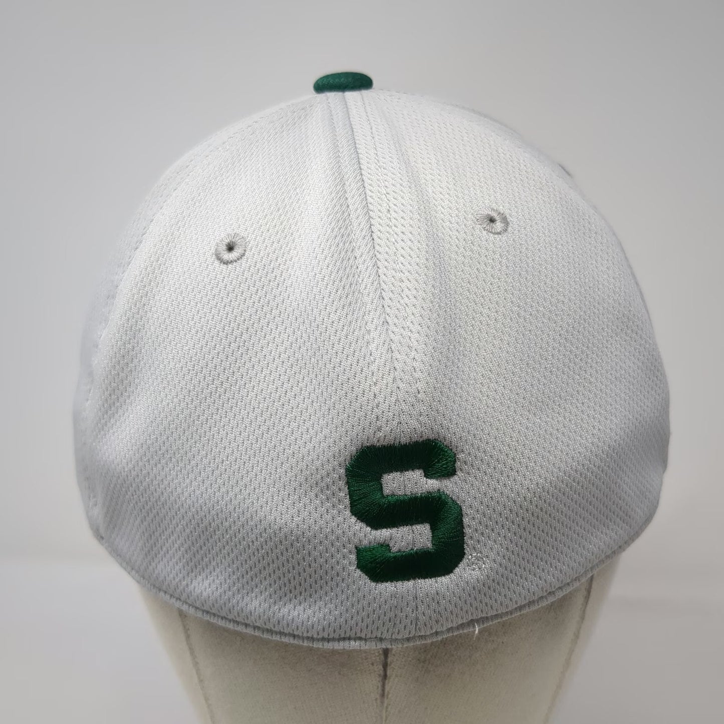 Michigan State Spartans NCAA Top of the World Cap Hat L Gray Green Embroidered