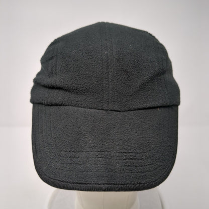 Unbranded Winter Trapper Hat Black One Size Adjustable Ear Flaps Blank Wool