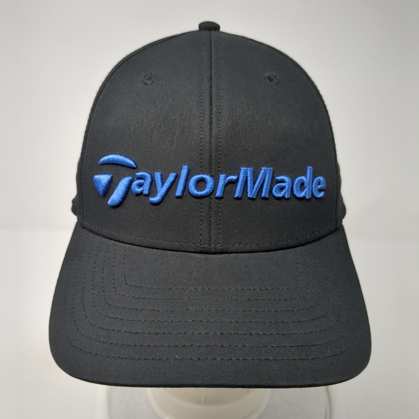 TaylorMade Strapback Golf Hat Black One Size Adjustable Embroidered Polyester