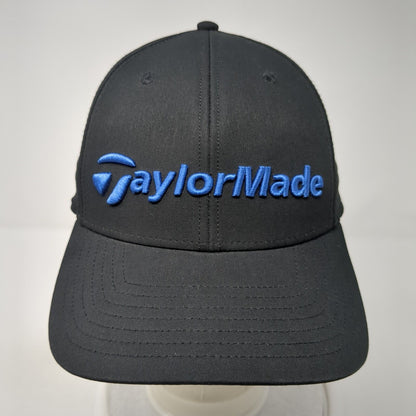 TaylorMade Strapback Golf Hat Black One Size Adjustable Embroidered Polyester