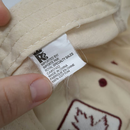 Royal Specialty Baseball Cap Beige One Size Canada Maple Leaf Strapback Hat