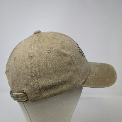 Tropical World Baseball Cap Brown OSFM St. Kitts West Indies 1624 Hat Slideback
