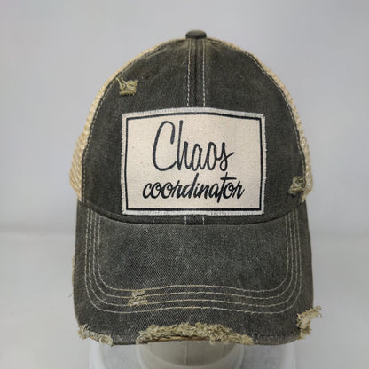 Chaos Coordinator Snapback Trucker Hat Multi OSFA Mesh Back Headmost