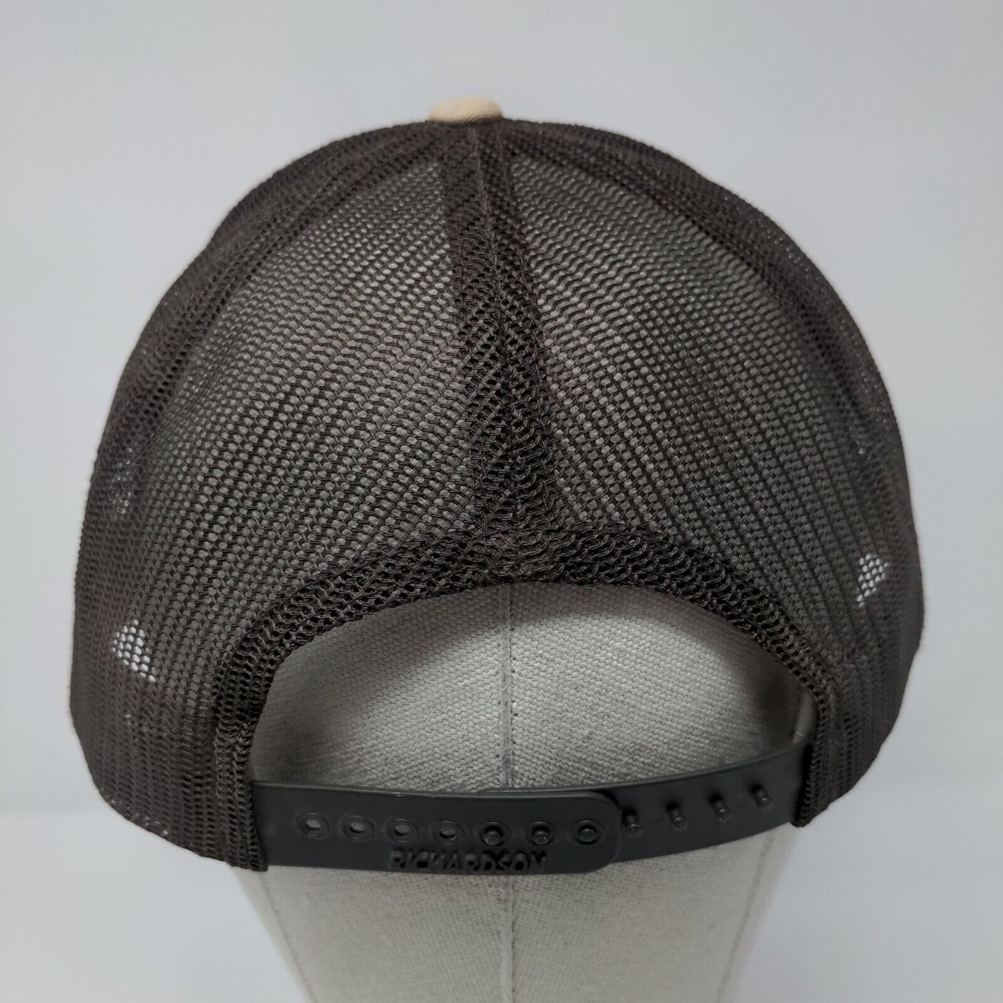 Cody Cattle Company Snapback 112 Trucker Hat Tan OSFA Mesh Back Richardson