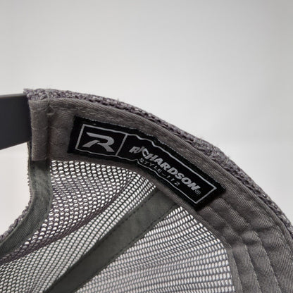 Three Rivers Ranch Idaho Snapback Trucker Hat Blue One Size Mesh Back Richardson