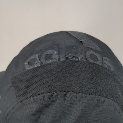 Adidas 3 Stripes Slideback Hat Black One Size Adjustable Breathable Outdoor