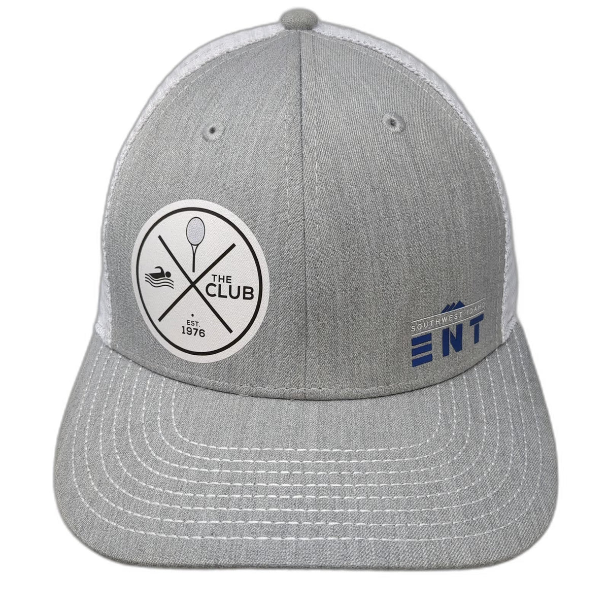 Headgear Trucker Hat Gray One Size Mesh Snapback The Club Southwest Idaho ENT