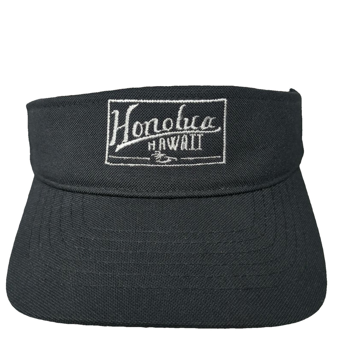 Honolua Surf Co Visor Black One Size Flexfit 110 Hawaii Adjustable Beach Hat