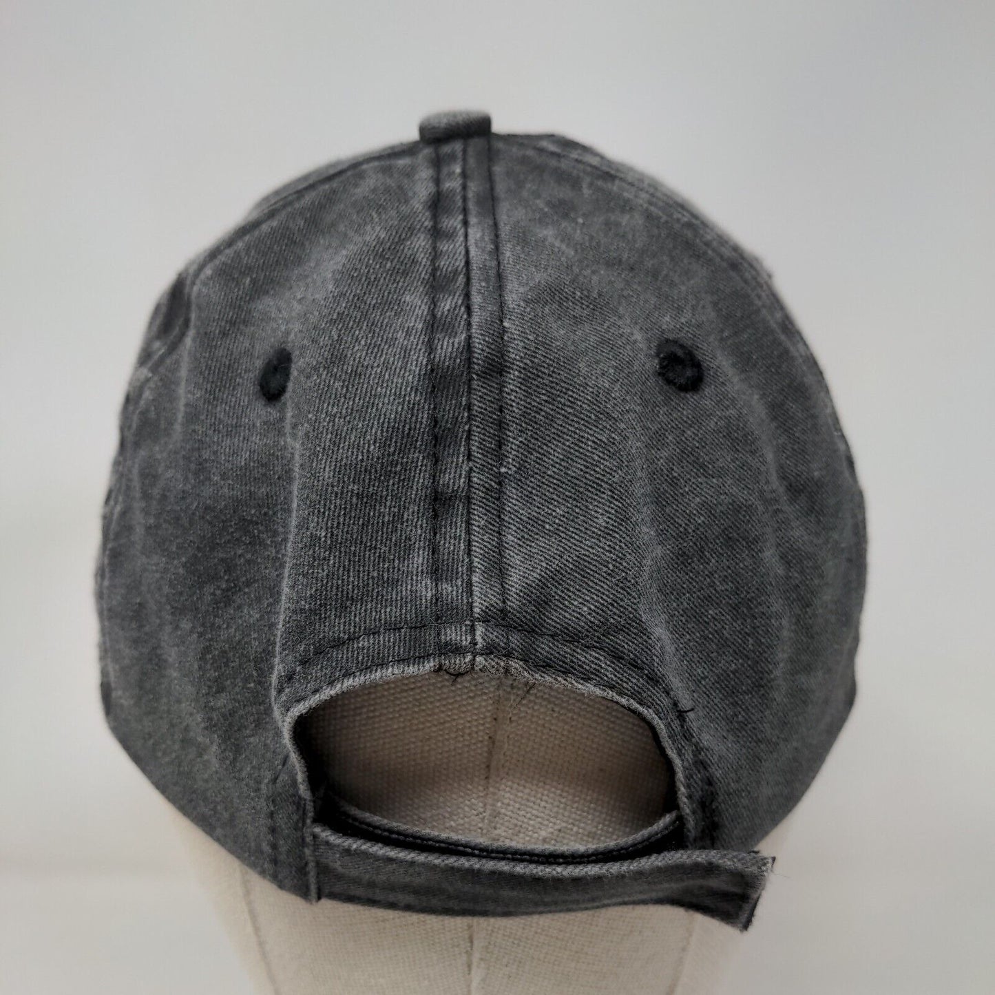 Wildwood Crest New Jersey Est. 1910 Strapback Hat Gray Embroidered Lucky 7